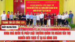 KHOA NHÀ NƯỚC VÀ PHÁP LUẬT TRƯỜNG CHÍNH TRỊ HOÀNG VĂN THỤ NGHIÊN CỨU THỰC TẾ TẠI XÃ CÔNG SƠN