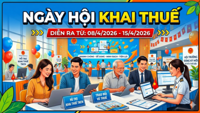 THÔNG BÁO TUYÊN TRUYỀN VỀ VIỆC THAM GIA “NGÀY HỘI KHAI THUẾ” NĂM 2026
