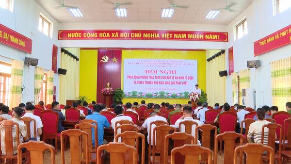 CÔNG SƠN PHÁT ĐỘNG PHONG TRÀO TOÀN DÂN BẢO VỆ AN NINH TỔ QUỐC NĂM 2026