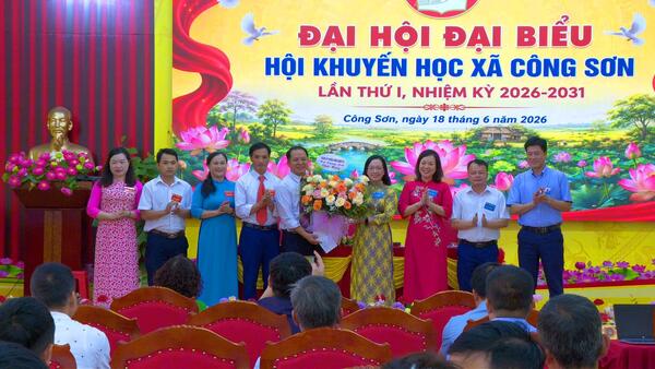 CÔNG SƠN THÀNH LẬP HỘI KHUYẾN HỌC KHÓA I, NHIỆM KỲ 2026 - 2031