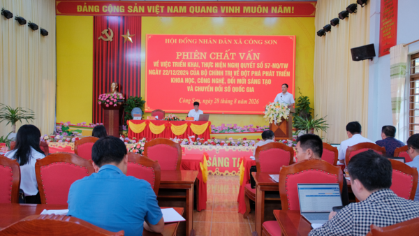 PHIÊN CHẤT VẤN VỀ VIỆC TRIỂN KHAI NGHỊ QUYẾT SỐ 57-NQ/TW NGÀY 22/12/2024 CỦA BỘ CHÍNH TRỊ VỀ ĐỘT PHÁ PHÁT TRIỂN KHOA HỌC, CÔNG NGHỆ, ĐỔI MỚI SÁNG TẠO VÀ CHUYỂN ĐỔI SỐ QUỐC GIA.