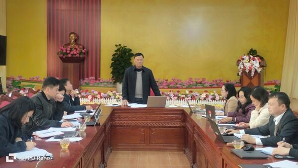 BAN CHỈ ĐẠO CHUYỂN ĐỔI SỐ ĐẢNG ỦY XÃ CÔNG SƠN HỌP ĐÁNH GIÁ KẾT QUẢ THỰC HIỆN NĂM 2025,  TRIỂN KHAI NHIỆM VỤ NĂM 2026