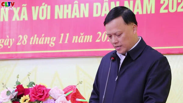 HỘI NGHỊ ĐỐI THOẠI TRỰC TIẾP GIỮA NGƯỜI ĐỨNG ĐẦU CẤP ỦY, CHÍNH QUYỀN XÃ CÔNG SƠN VỚI NHÂN DÂN NĂM 2025